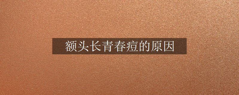 额头长青春痘的原因