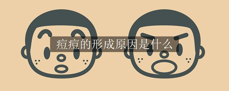 痘痘的形成原因是什么