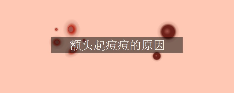 额头起痘痘的原因