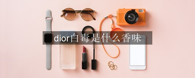 dior白毒是什么香味